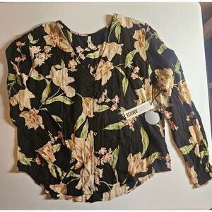 Women's,  Amuse Society blouse, szS, long sleeve , floral print